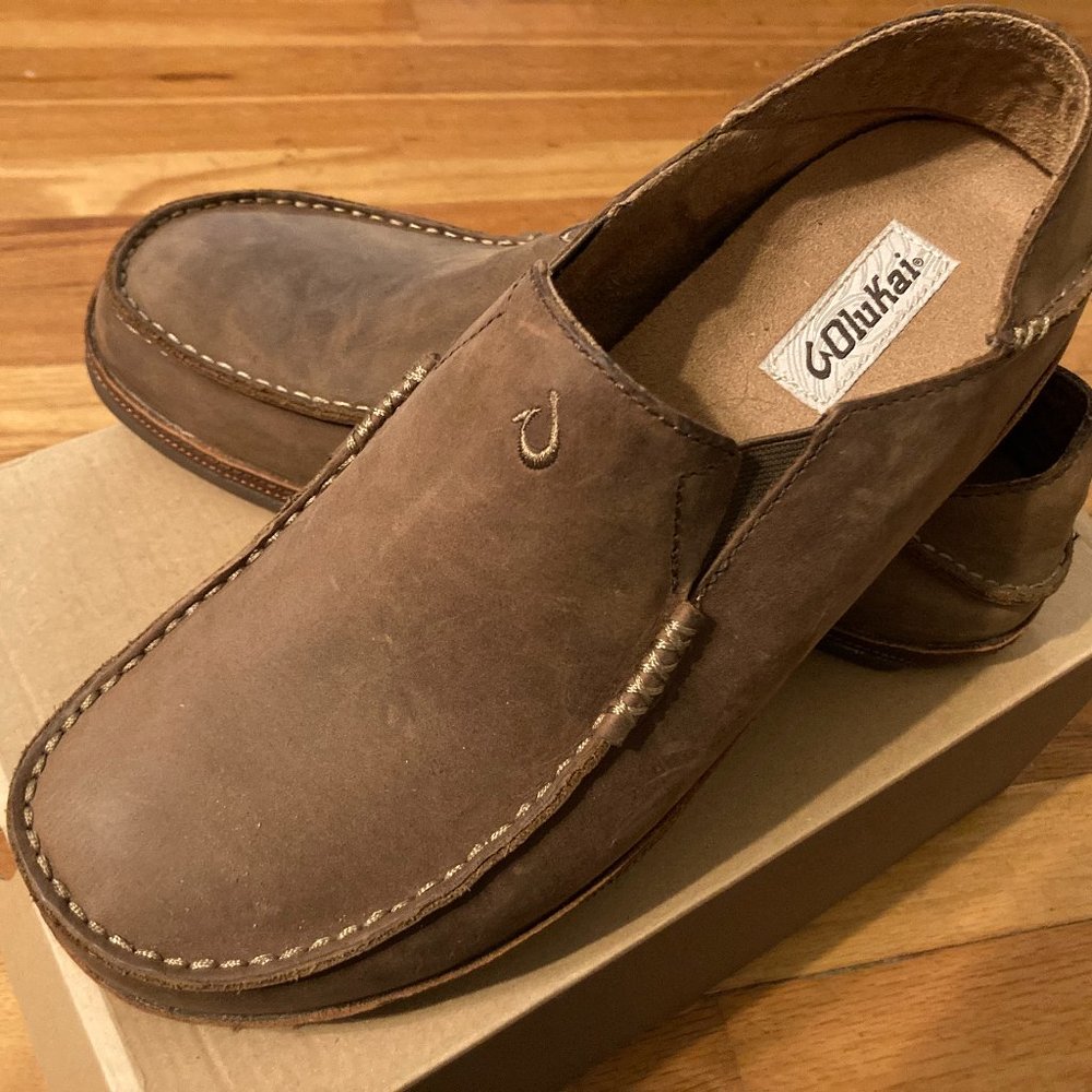 Olukai Slip on Moloa Men's Shoes, Size 11.5